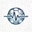 看球直播logo图标，橙蓝配色足球图案